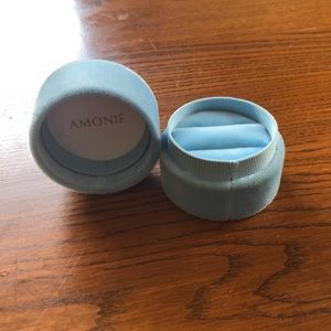 Velvet double ring box